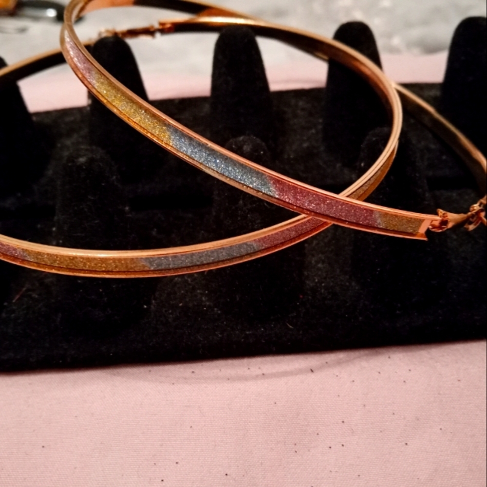 Hoop earrings